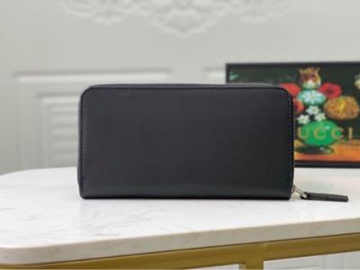 wholesale quality gucci wallet all leather black