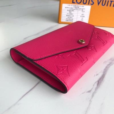 wholesale quality louis vuitton wallets m61182 rose red