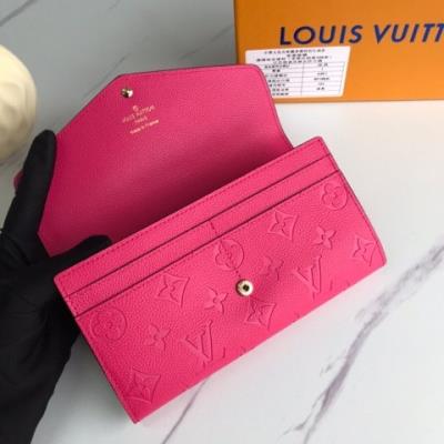 wholesale quality louis vuitton wallets m61182 rose red