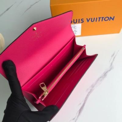 wholesale quality louis vuitton wallets m61182 rose red