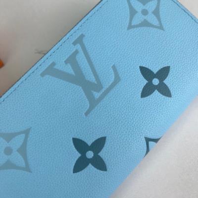 wholesale quality louis vuitton wallets 80402 light blue