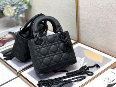 wholesale quality christian dior sku  lady dior 2223 black