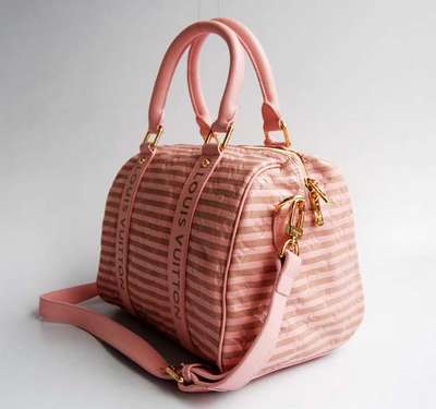 discount louis vuitton handbags leather m95853 monogram stripped pink wholesale