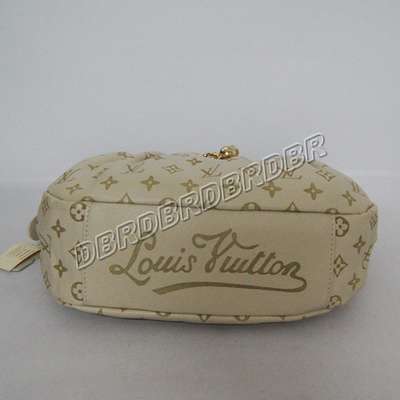discount louis vuitton handbags leather m96018 beige white wholesale