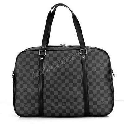 Discount Louis Vuitton Handbags Damier Graphite Canvas N48118 black Wholesale