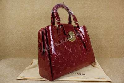 discount louis vuitton handbags monogram vernis m93757 red wholesale
