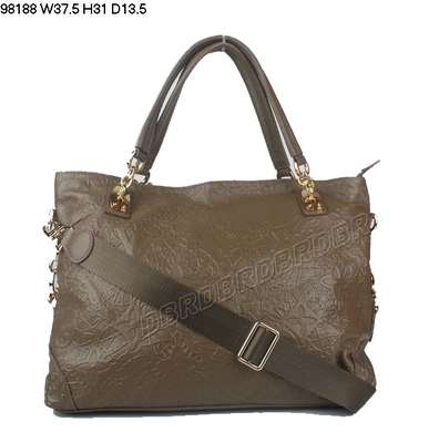 Discount Louis Vuitton Handbags Leather 98188 khaki Wholesale