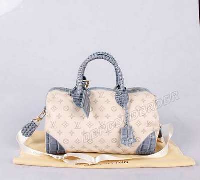 Discount Louis Vuitton Handbags Leather M98003 blue Wholesale