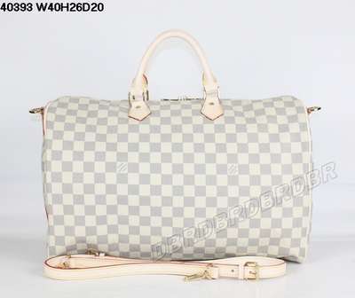 Discount Louis Vuitton Handbags Damier Azur Canvas 40393 white Damier azur Wholesale