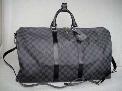 Discount Louis Vuitton Handbags Damier Graphite Canvas N41416 black Wholesale