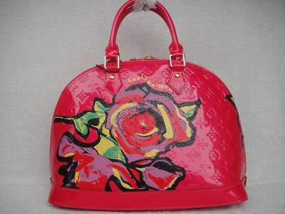 discount louis vuitton handbags stephen sprouse 93725 rose red wholesale