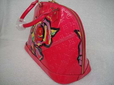 discount louis vuitton handbags stephen sprouse 93725 rose red wholesale