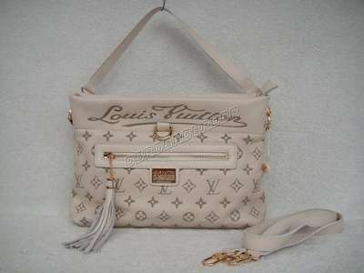 Discount Louis Vuitton Handbags Leather M1015 white Wholesale