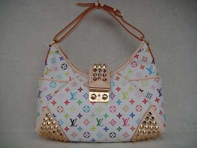 Discount Louis Vuitton Handbags Monogram Multicolore M40311 white Wholesale