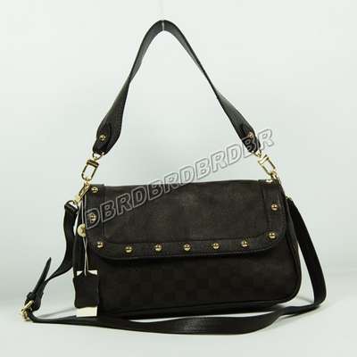 Discount Louis Vuitton Handbags Leather N1057 Coffee Wholesale