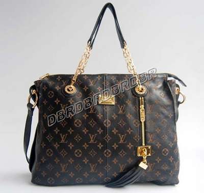 Discount Louis Vuitton Handbags Leather M98942 black Wholesale