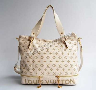 Discount Louis Vuitton Handbags Leather M95826 monogram beige white Wholesale