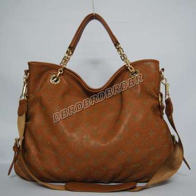 Discount Louis Vuitton Handbags Leather M91952 yellowish brown Wholesale