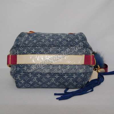 discount louis vuitton handbags monogram denim m97361 blue wholesale