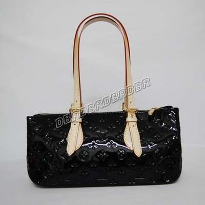 discount louis vuitton handbags monogram vernis m93507 black wholesale