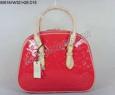 Discount Louis Vuitton Handbags Monogram Vernis M93516 Red Wholesale