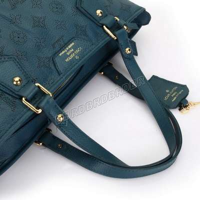 discount louis vuitton handbags monogram mahina m93176 dark blue wholesale