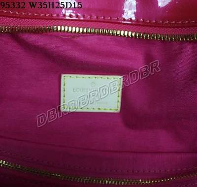 discount louis vuitton handbags monogram vernis m95332 rose red wholesale