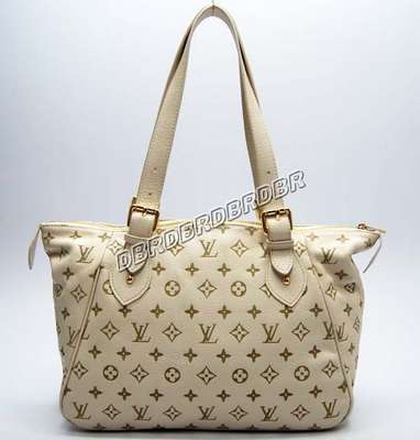 discount louis vuitton handbags leather m41155 beige white wholesale