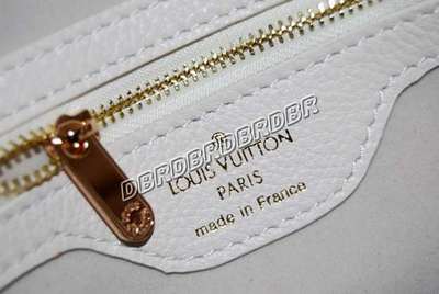 discount louis vuitton handbags leather m41155 beige white wholesale