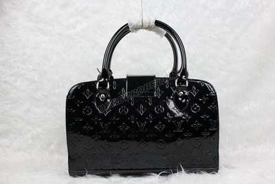 discount louis vuitton handbags monogram vernis m95332 black wholesale