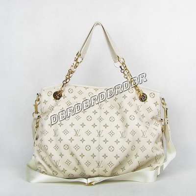 Discount Louis Vuitton Handbags Leather M93180 beige white Wholesale