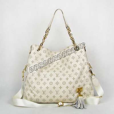 Discount Louis Vuitton Handbags Leather M95130 monogram beige white Wholesale