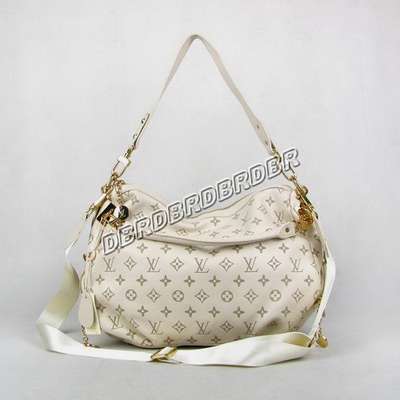 Discount Louis Vuitton Handbags Leather M98106 beige white Wholesale