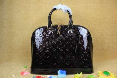 Discount Louis Vuitton Handbags Monogram Vernis M93625 Coffee Wholesale