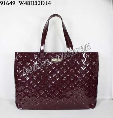 Discount Louis Vuitton Handbags Monogram Vernis M91649 purple Wholesale