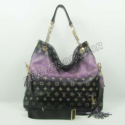 Discount Louis Vuitton Handbags Leather M95130 purple Wholesale