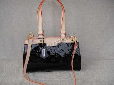 Discount Louis Vuitton Handbags Monogram Vernis M91622 Small Black Wholesale