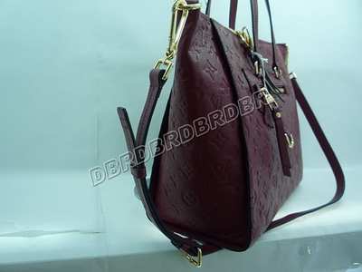 discount louis vuitton handbags monogram empreinte m93410 purplish red wholesale