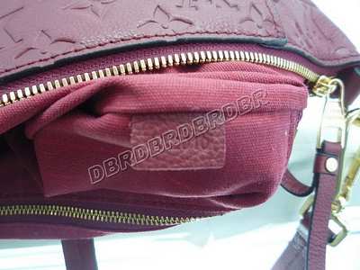 discount louis vuitton handbags monogram empreinte m93410 purplish red wholesale