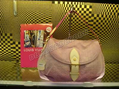 discount louis vuitton handbags monogram denim m40418 pink wholesale