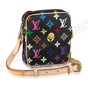 Discount Louis Vuitton Handbags Monogram Multicolore M40056 black Wholesale