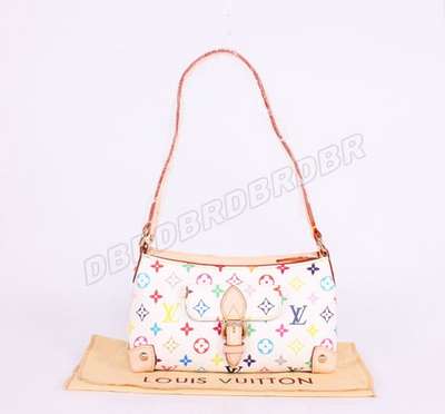 discount louis vuitton handbags monogram multicolore m40098 white wholesale