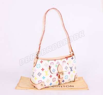 discount louis vuitton handbags monogram multicolore m40098 white wholesale