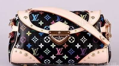 discount louis vuitton handbags monogram multicolore m40204 black wholesale