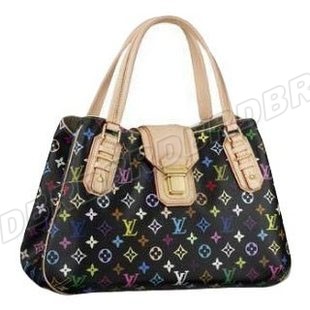 discount louis vuitton handbags monogram multicolore m93555 black wholesale