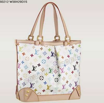 Discount Louis Vuitton Handbags Monogram Multicolore M93212 white Multicolor Wholesale