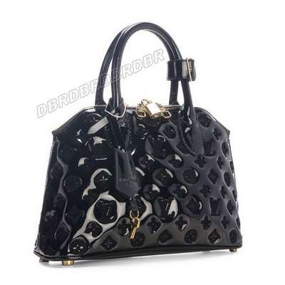 discount louis vuitton handbags monogram vernis m91873 black wholesale