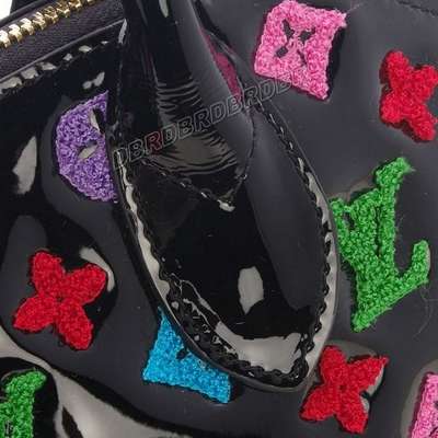 discount louis vuitton handbags monogram vernis m91874 black wholesale