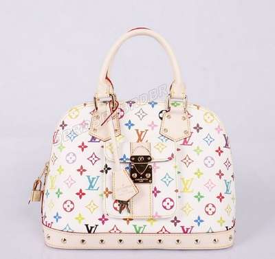 Discount Louis Vuitton Handbags Monogram Multicolore M40441 white Multicolor Wholesale