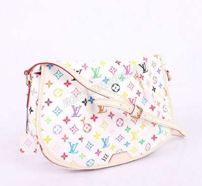 discount louis vuitton handbags monogram multicolore m40473 white multicolor wholesale